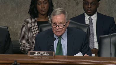 Sen. Durbin blasts women's sports hearing, says Dems won't ask questions