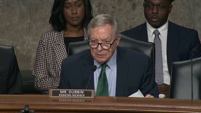 Sen. Durbin blasts women's sports hearing, says Dems won't ask questions