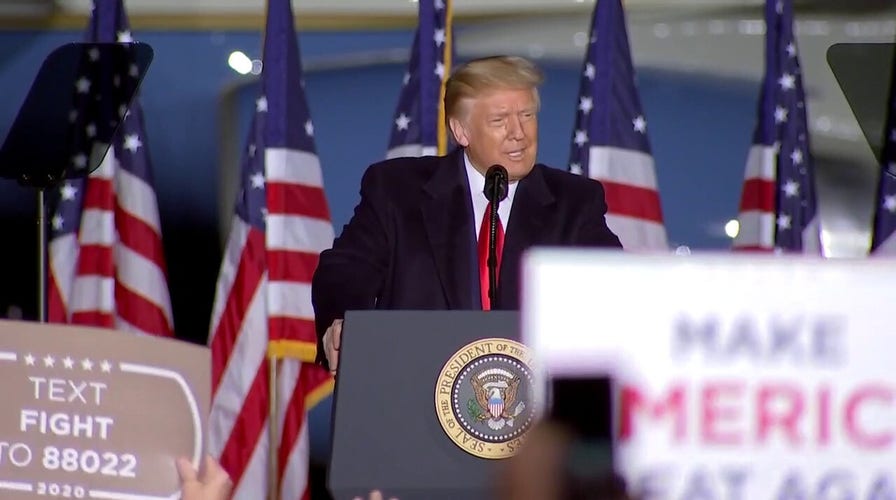 President Trump speaks at Wisconsin rally