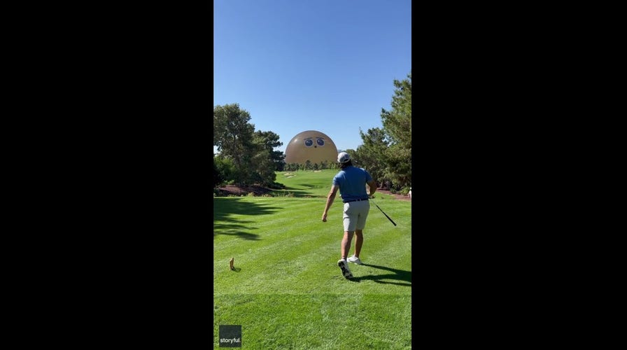 Las Vegas Sphere trolls golfers on nearby course