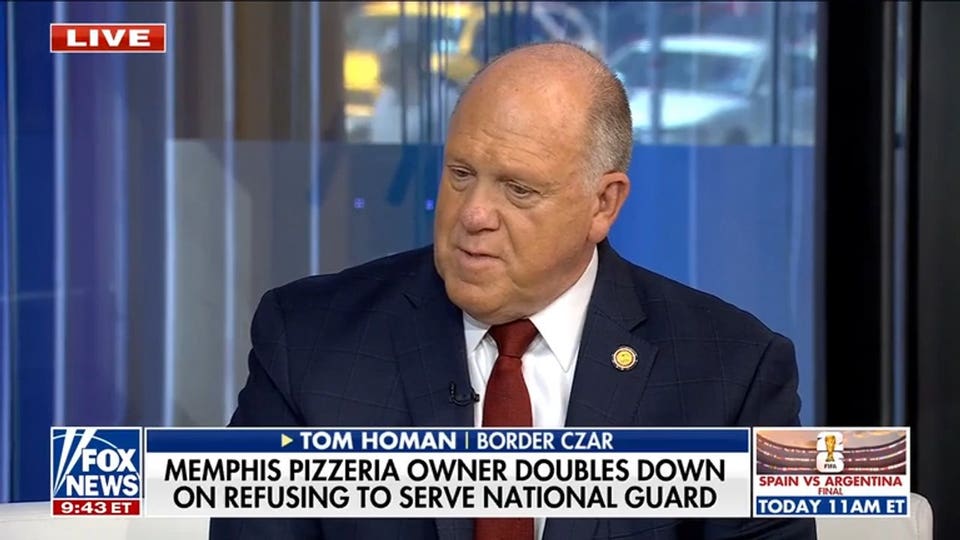 Tom Homan slams Mamdani over sanctuary city policies, ICE criticism