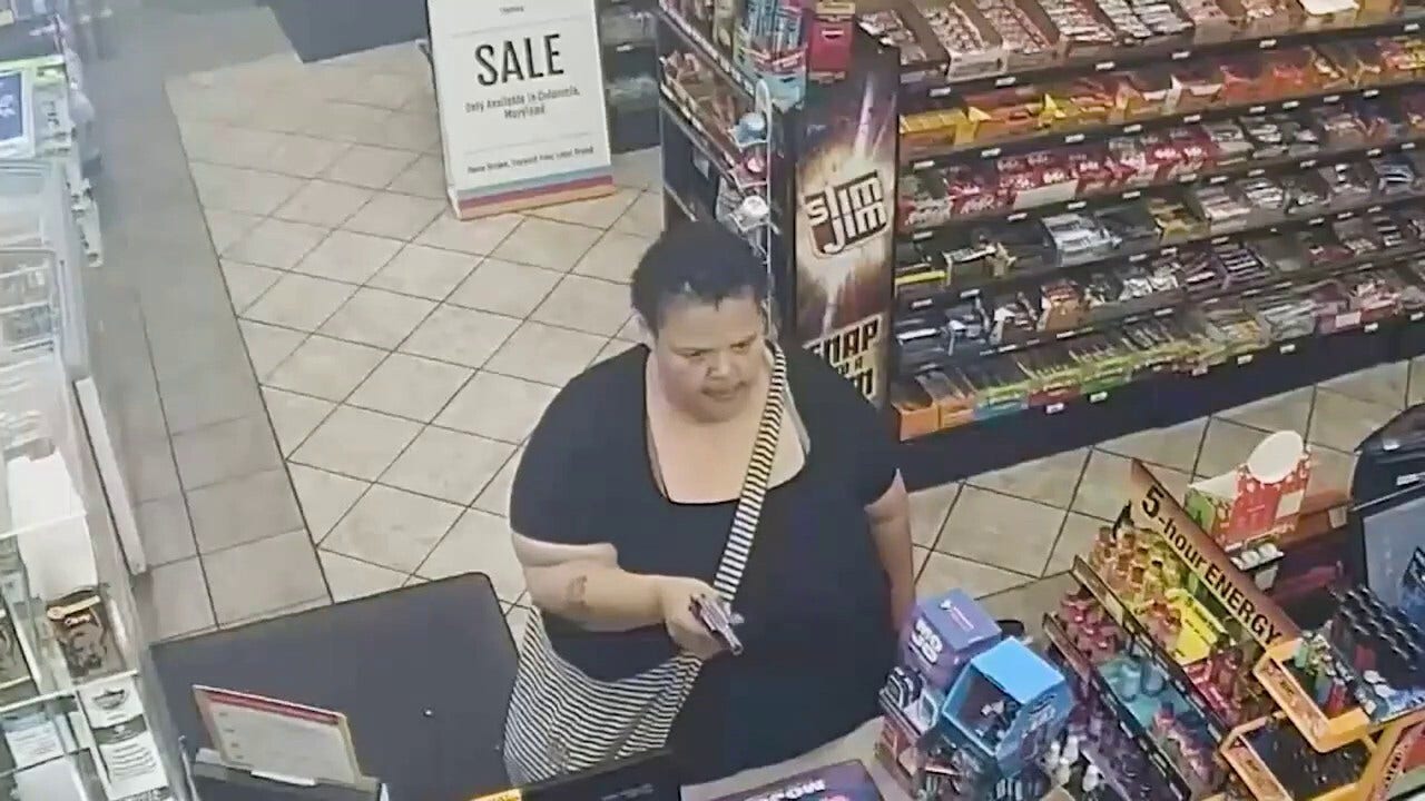 Surveillance video shows woman open fire inside gas station