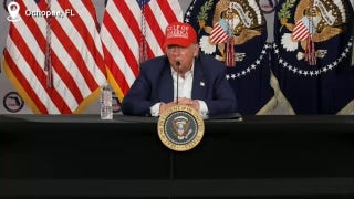 President Trump says paper straws 'melt' in his mouth during Florida press conference