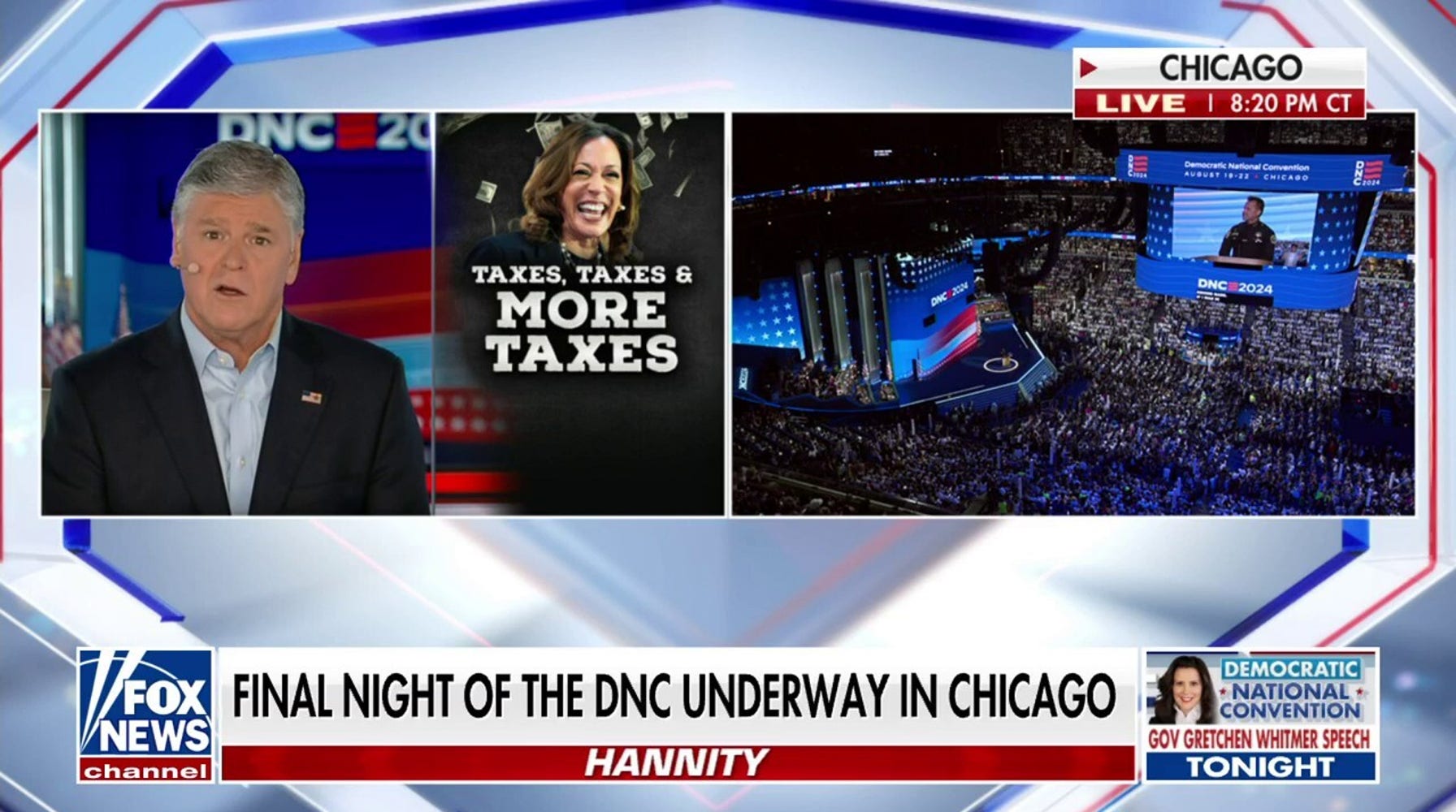 Hannity Decries Democrats' 'Hatred and Loathing' at DNC