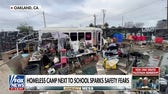 Homeless camp next to school sparks safety fears