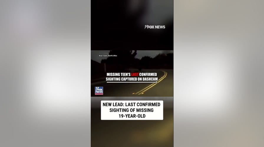 NEW LEAD: Dashcam video shows last confirmed sighting of missing 19-year-old