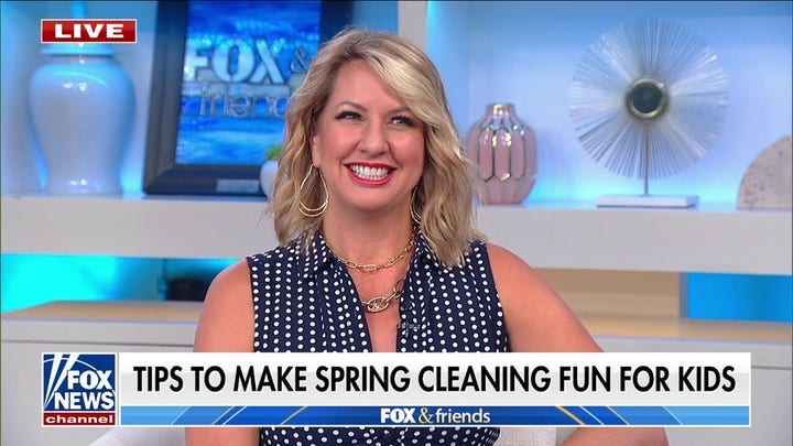 Mom reveals top tips on making spring cleaning fun for kids