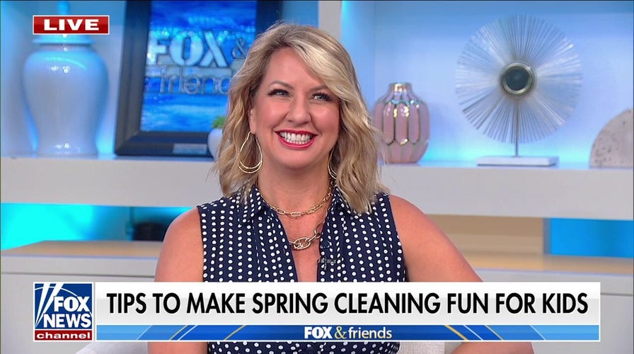 Mom reveals top tips for making spring cleaning fun for kids