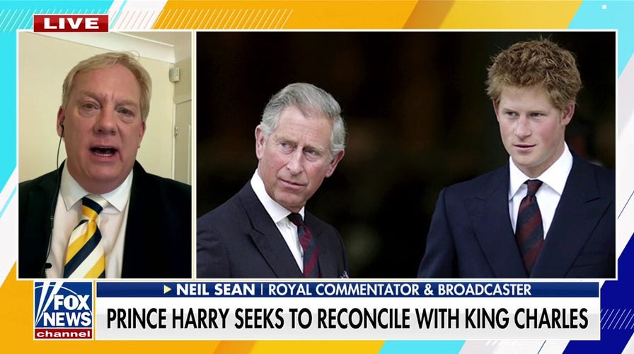 Prince Harry looking to reconcile with King Charles, royal family 