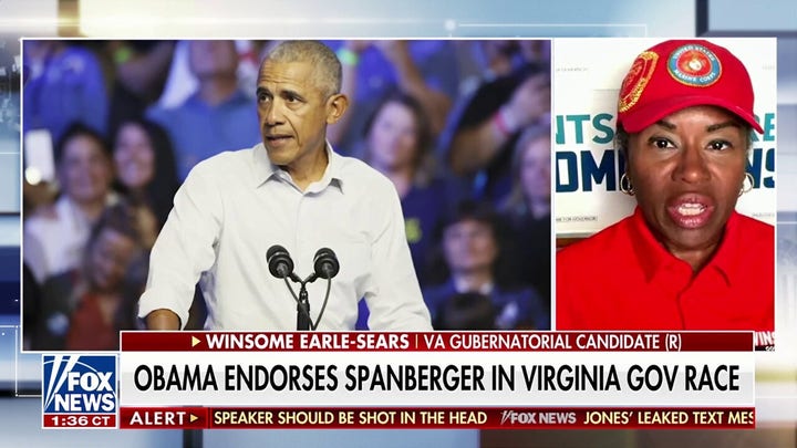 Virginia GOP candidate for governor fires back at Obama endorsing her Dem opponent