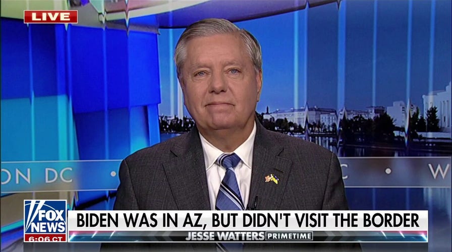 Biden ‘doesn’t care’ to fix the border crisis: Sen. Lindsey Graham