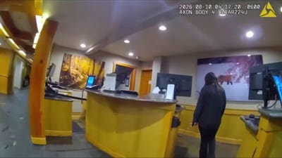 Bodycam video shows a bear breaking into luxury hotel and stealing M&Ms