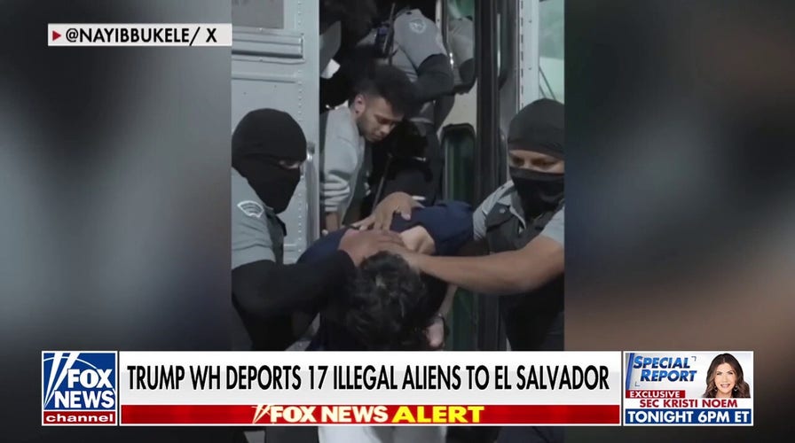 Trump administration deports 17 illegal aliens to El Salvador