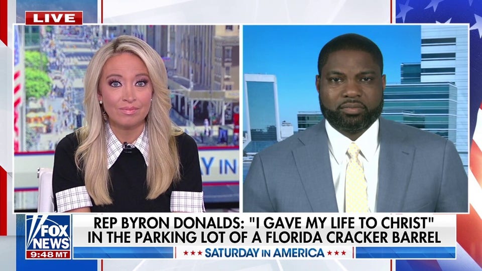 Rep. Byron Donalds shares his faith redemption story amid Florida gubernatorial run