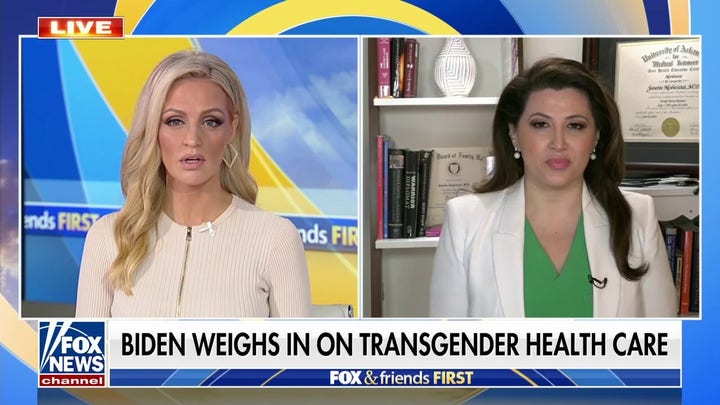 Biden weighs in on transgender health care for kids