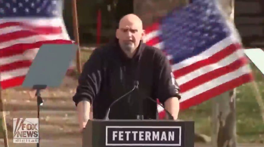 Twitter shocked when multiple US flags collapse at Fetterman rally: 'Perfect metaphor'