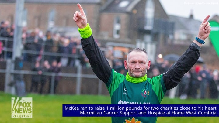 Man runs a marathon every day for a year to raise money for charity