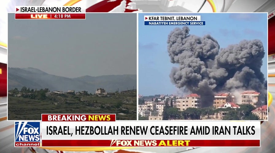 Israel, Hezbollah renew ceasefire amid Iran talks after night of fighting