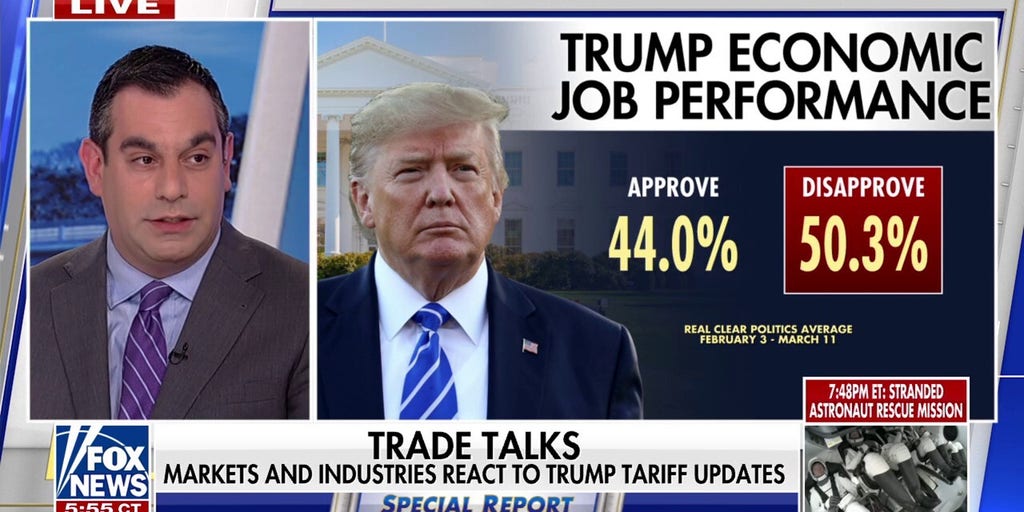 Trump's job approval rating on the economy is starting to 'take a hit,' says Josh Kraushaar