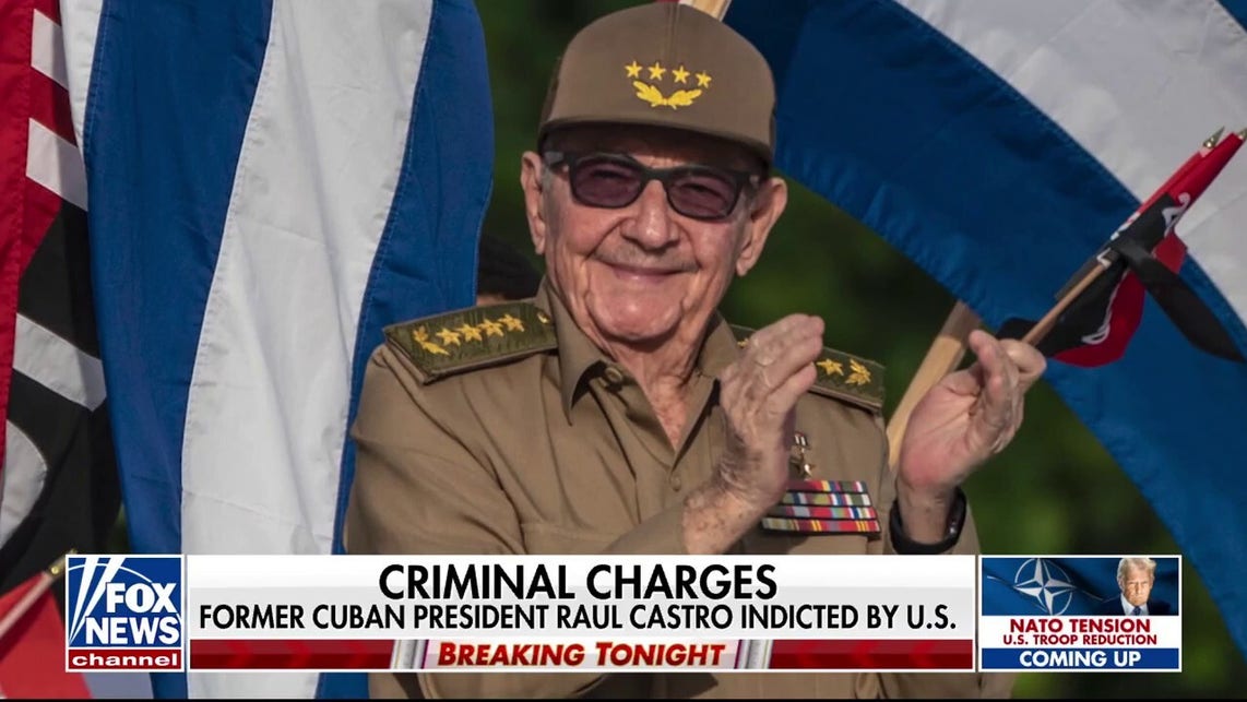 US indicts ex-Cuban President Raul Castro on murder charges