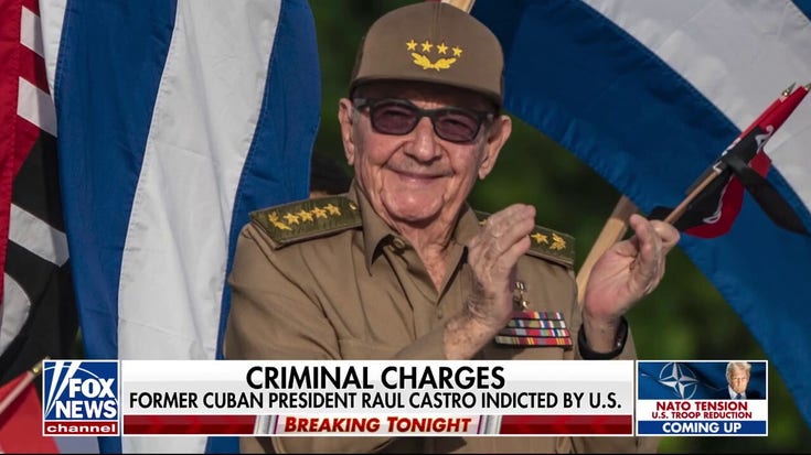 US indicts ex-Cuban President Raul Castro on murder charges