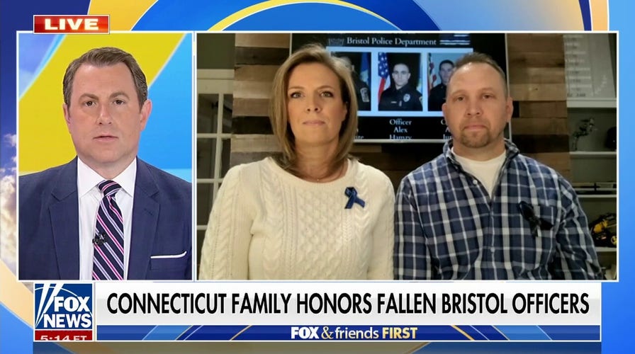 Connecticut Family Lights Up House In Blue To Honor Officers Killed In ...