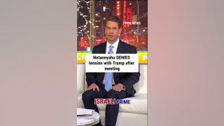 Netanyahu DENIES tension with Trump after meeting