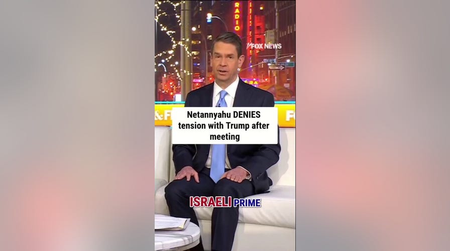 Netanyahu DENIES tension with Trump after meeting