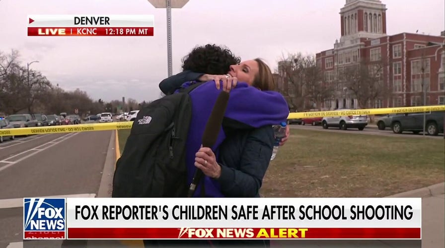 Fox News reporter reunites with son after Denver school shooting