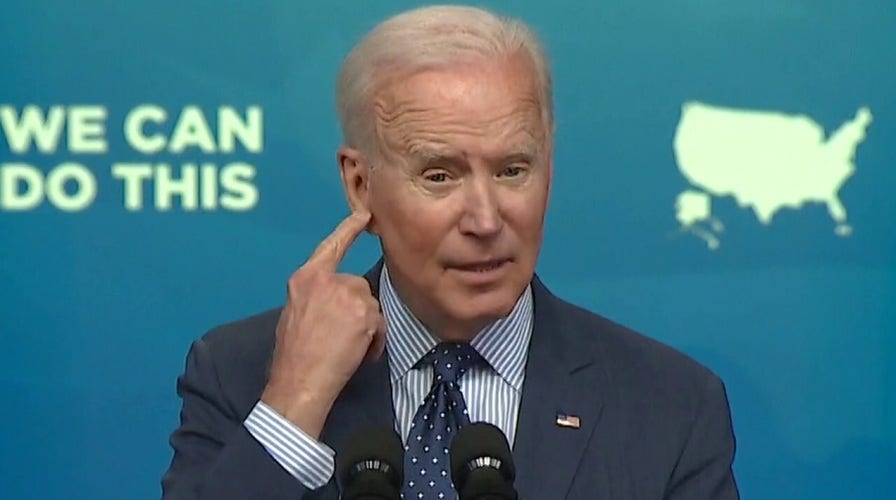 Biden muddies COVID address with signature blunders