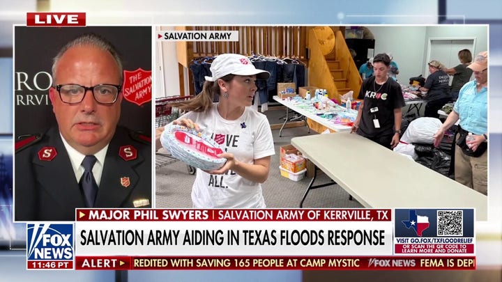 Salvation Army providing 24-hour aid in central Texas