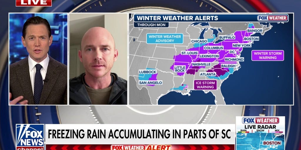 South Carolina lawmaker urges residents to stay home as winter storm batters the state