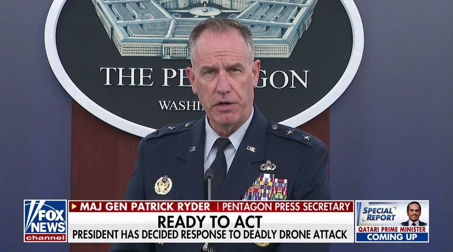 Biden says he has decided how he will respond to deadly drone attack