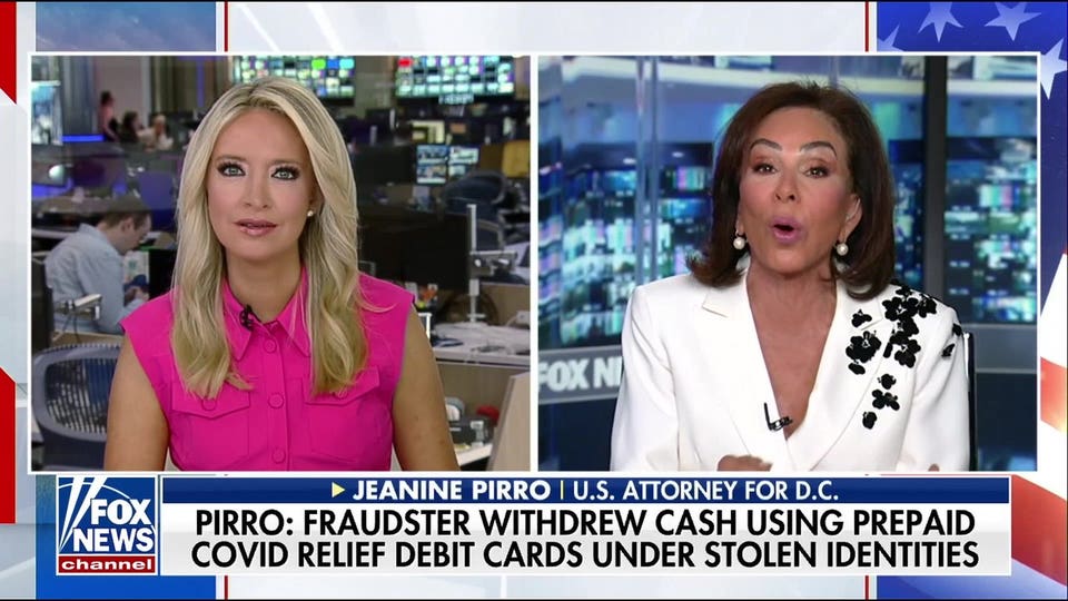 Jeanine Pirro discusses Dominican national's $1M unemployment fraud scheme