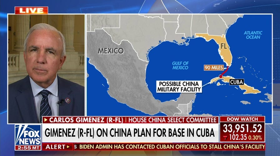 China's plan to build base in Cuba is 'worrisome, but not a surprise': Carlos Gimenez
