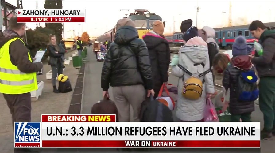 Ukraine by the numbers: Refugees top 3.3 million as war continues