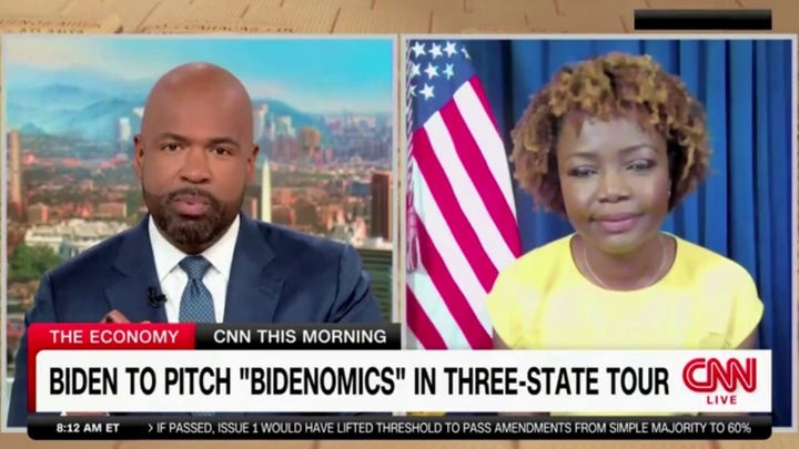 CNN confronts Jean-Pierre on Bidenomics: Americans ‘pretty sour on the economy’