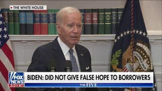 'The Five' reacts to Biden's student loan forgiveness failure - Fox News