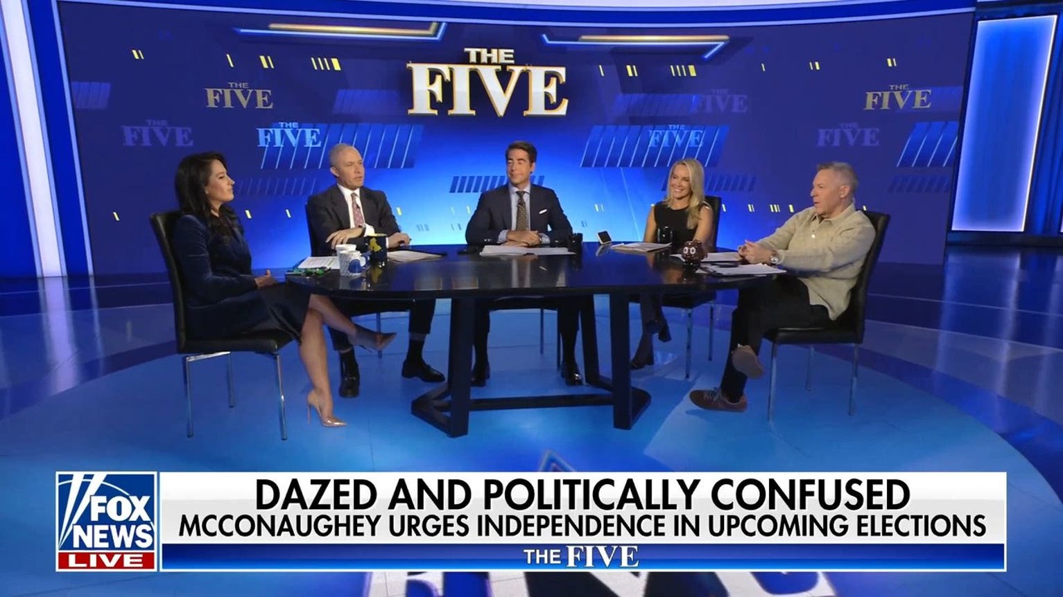 Jesse Watters: McConaughey is confusing independents with independence