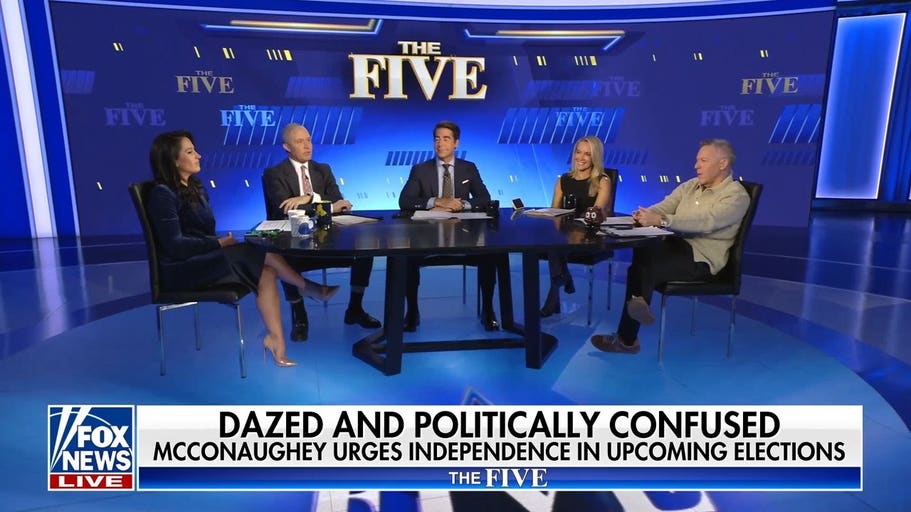 Jesse Watters: McConaughey is confusing independents with independence