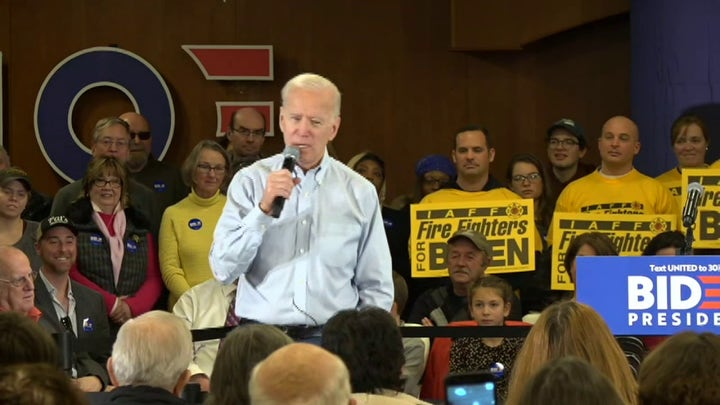 Biden calls New Hampshire voter a 'lying dog-faced pony solider' when asked about his performance in the Iowa caucus