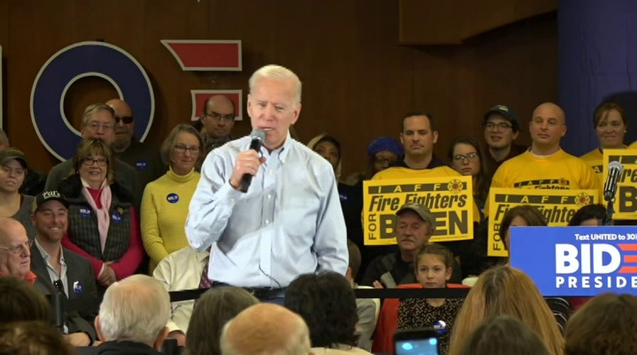 Biden calls New Hampshire voter a 'lying dog-faced pony solider' when asked about his performance in the Iowa caucus