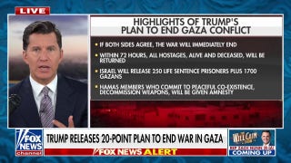 Will Cain highlights main points in Trump's plan to end Gaza conflict