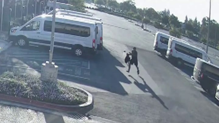 Video shows gas stolen from van at a California learning center