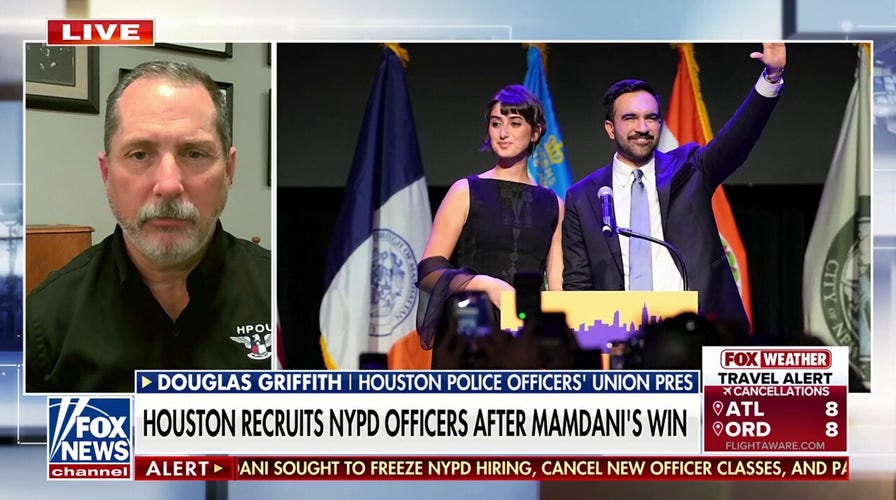 Houston Police Officers' Union president touts communal support in Houston, 'not going to get that in New York'