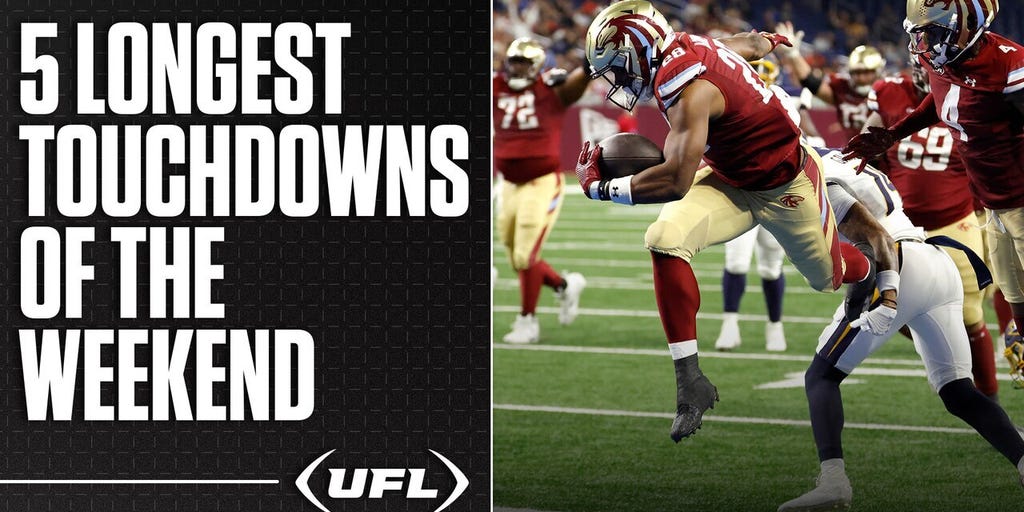 5 Longest Touchdowns of Week 4 | United Football League