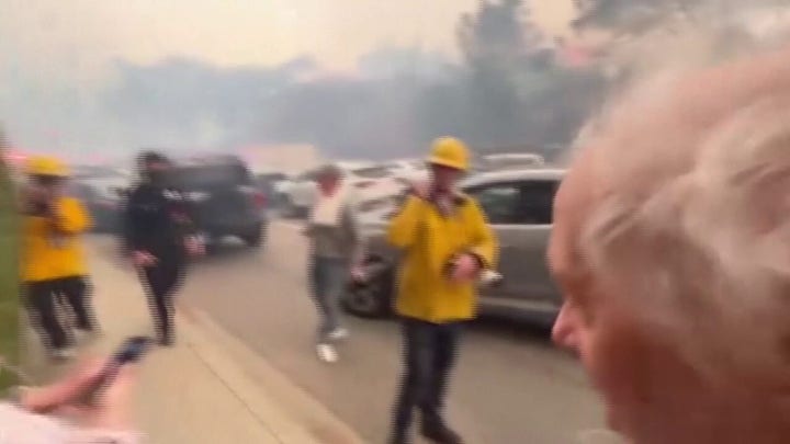 California man helps father-in-law, 83, flee wildfire with walker 