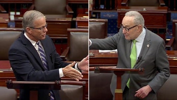 Schumer, Thune spar in Senate floor exchange