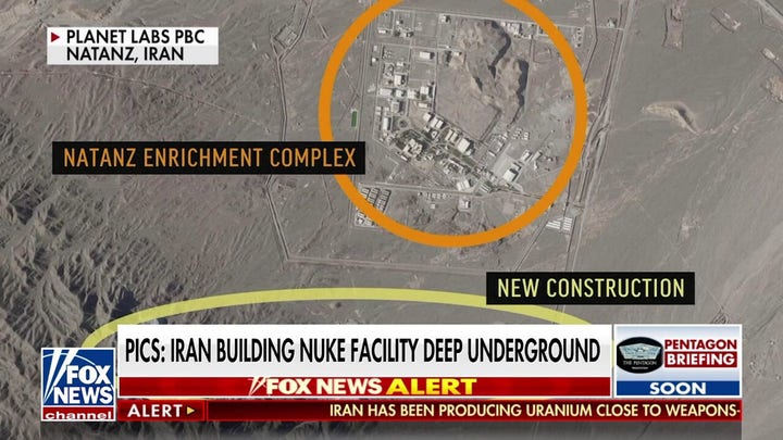 Iran making progress on nuclear facility deep underground 