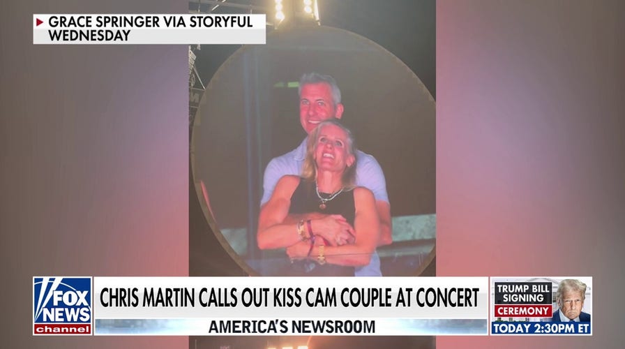 CEO caught cheating on wife during jumbotron moment at concert